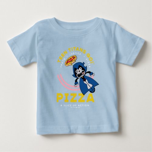 Teen Titans Go Raven Truth Justice Pizza Baby T_Shirt