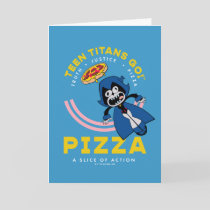 Teen Titans Go! Raven "Truth Justice Pizza" Card