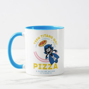 Teen Titans Go! Raven "Truth Justice Pizza" Mug