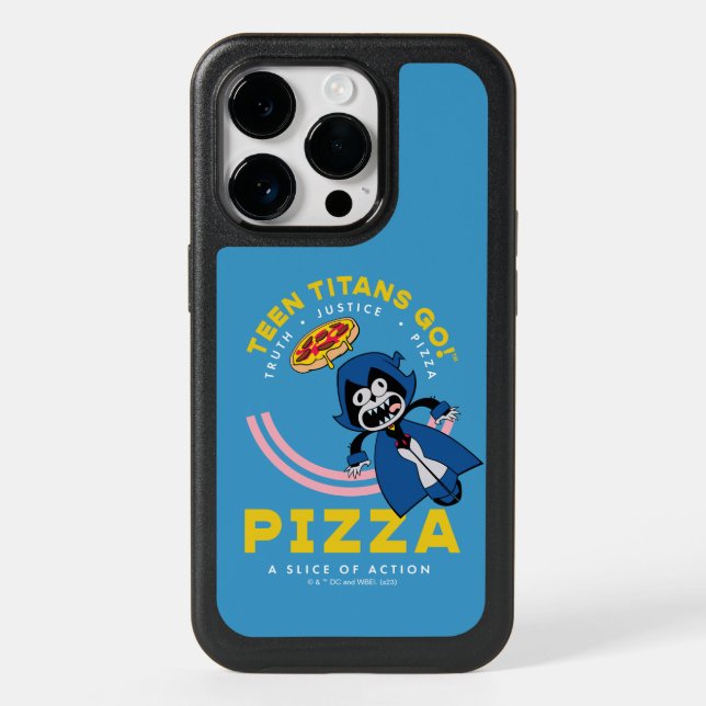 Teen Titans Go! Raven "Truth Justice Pizza" Otterbox iPhone Case (Back)
