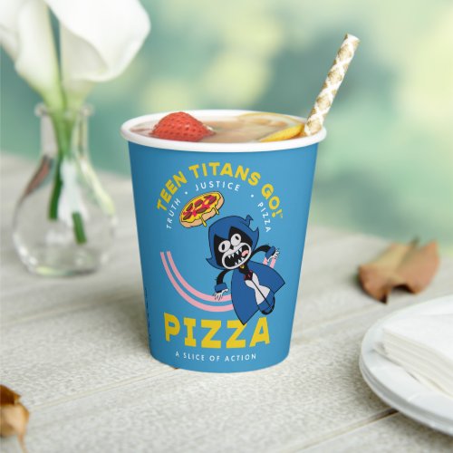 Teen Titans Go Raven Truth Justice Pizza Paper Cups