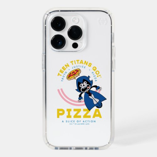 Teen Titans Go Raven Truth Justice Pizza Speck iPhone 14 Pro Case