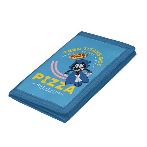 Teen Titans Go Raven Truth Justice Pizza Trifold Wallet