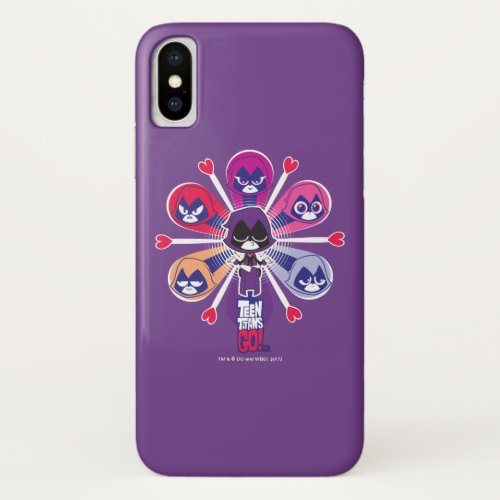 Teen Titans Go  Ravens Emoticlones iPhone X Case