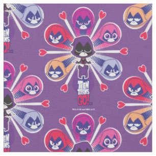 Teen Titans Go! Raven's Emoticlones Fabric
