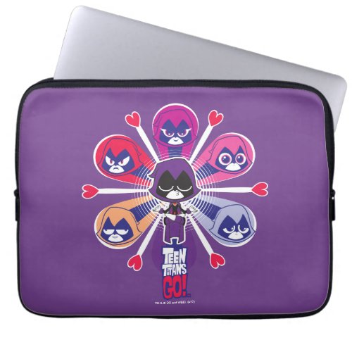 Teen Titans Go  Ravens Emoticlones Laptop Sleeve
