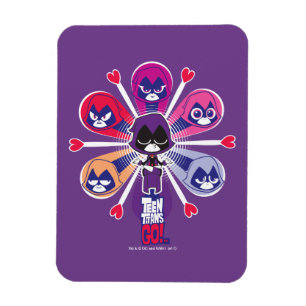 Teen Titans Go! Raven's Emoticlones Magnet