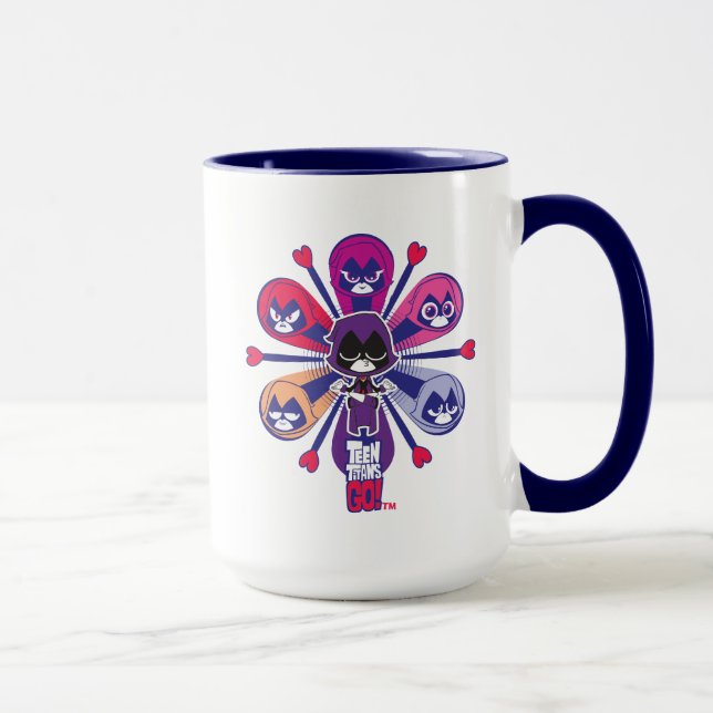 Teen Titans Go! | Raven's Emoticlones Mug (Right)