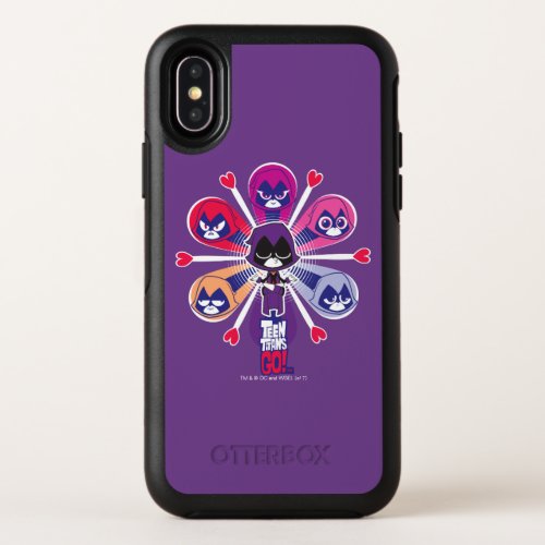 Teen Titans Go  Ravens Emoticlones OtterBox Symmetry iPhone X Case