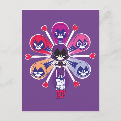 Teen Titans Go  Ravens Emoticlones Postcard