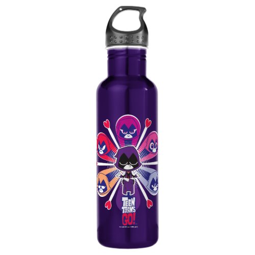 Teen Titans Go  Ravens Emoticlones Stainless Steel Water Bottle