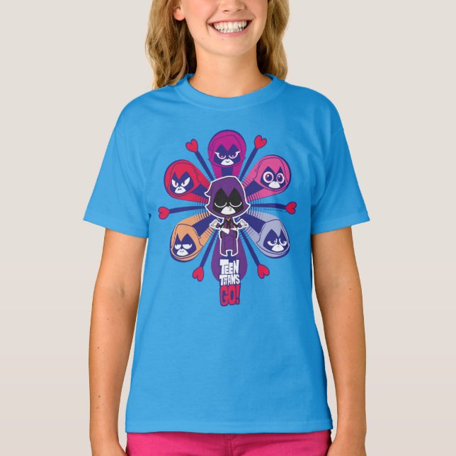 Teen Titans Go! | Raven's Emoticlones T-Shirt (Front)