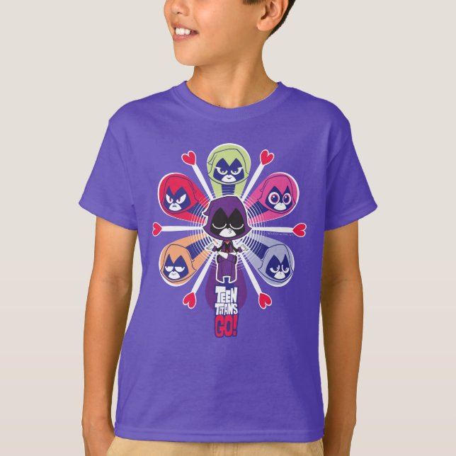 Teen Titans Go! | Raven's Emoticlones T-Shirt (Front)