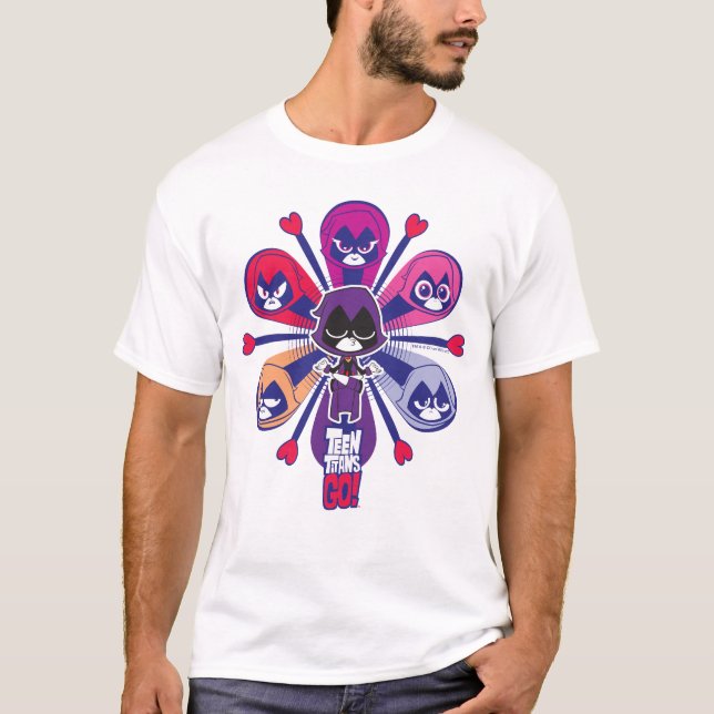 Teen Titans Go! | Raven's Emoticlones T-Shirt (Front)