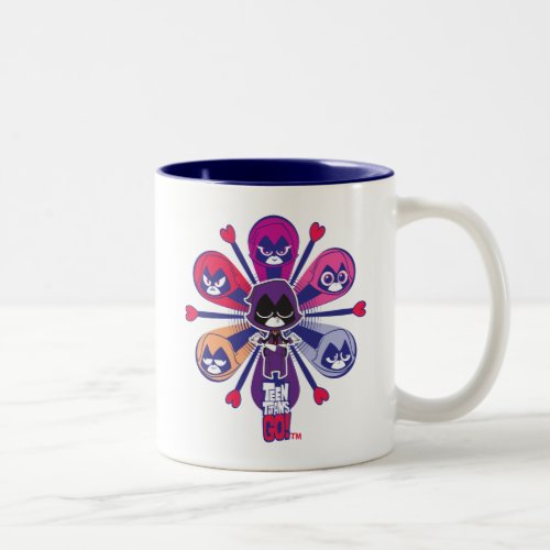 Teen Titans Go  Ravens Emoticlones Two_Tone Coffee Mug