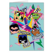 Teen Titans Go! | Retro 90's Group Collage (Front)