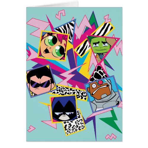 Teen Titans Go  Retro 90s Group Collage