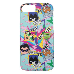 Teen Titans Go! Retro 90's Group Collage iPhone 8/7 Case