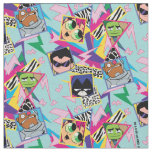 Teen Titans Go! | Retro 90's Group Collage Fabric