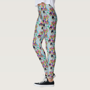 Teen Titans Go! Retro 90's Group Collage Leggings