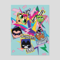 Teen Titans Go! | Retro 90's Group Collage Postcard