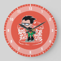 Teen Titans Go! | Robin Booty Scooty Buns Large Clock