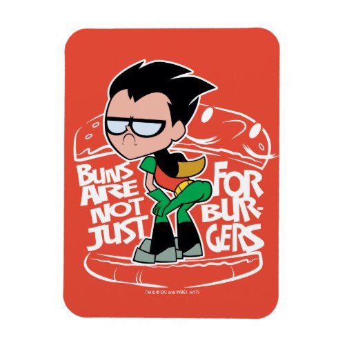 Teen Titans Go  Robin Booty Scooty Buns Magnet
