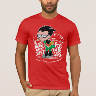 Teen Titans Go!   Robin Booty Scooty Buns T-Shirt