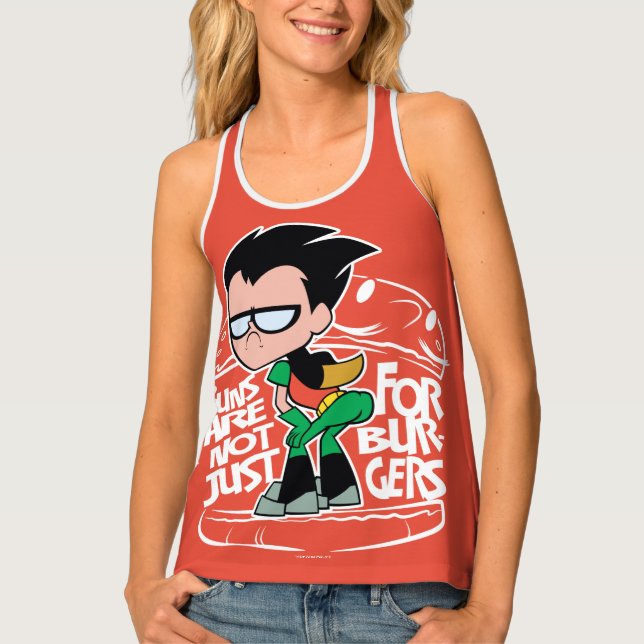 Teen Titans Go! | Robin Booty Scooty Buns Tank Top (Front)