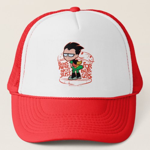 Teen Titans Go  Robin Booty Scooty Buns Trucker Hat