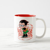 Teen Titans Go! | Robin Booty Scooty Buns Two-Tone Coffee Mug