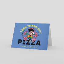 Teen Titans Go! Robin "Truth Justice Pizza" Card