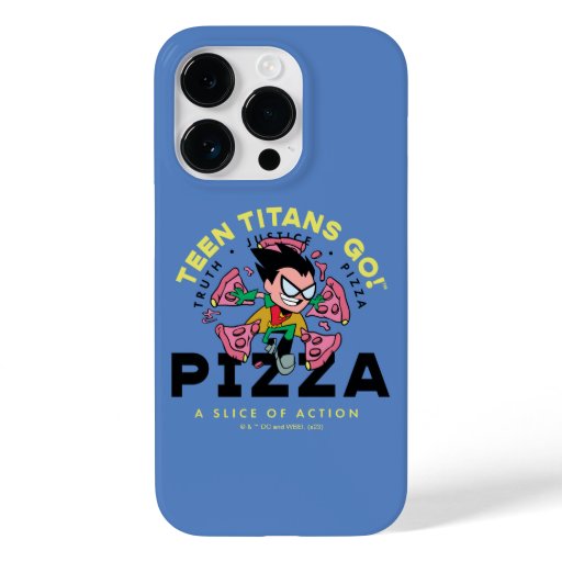 Teen Titans Go! Robin "Truth Justice Pizza" Case-Mate iPhone 14 Pro Case
