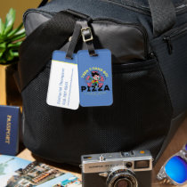 Teen Titans Go! Robin "Truth Justice Pizza" Luggage Tag