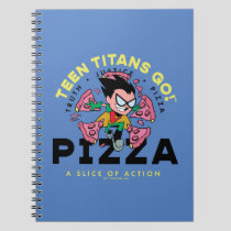 Teen Titans Go! Robin "Truth Justice Pizza" Notebook