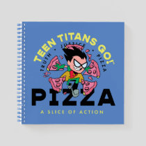 Teen Titans Go! Robin "Truth Justice Pizza" Notebook