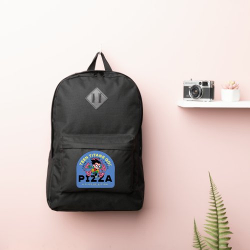 Teen Titans Go Robin Truth Justice Pizza Port Authority Backpack