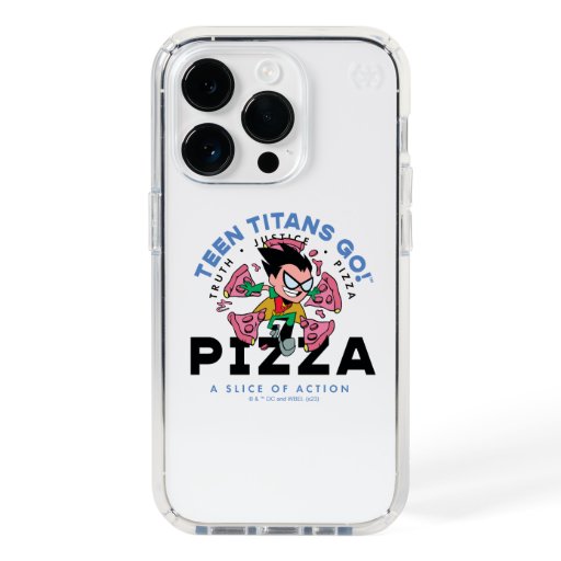 Teen Titans Go! Robin "Truth Justice Pizza" Speck iPhone 14 Pro Case