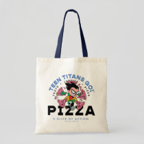 Teen Titans Go! Robin "Truth Justice Pizza" Tote Bag