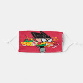 Teen Titans Go! | Robin's Arsenal Graphic Adult Cloth Face Mask (Front, Folded)
