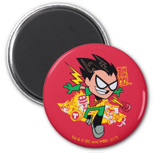 Teen Titans Go  Robins Arsenal Graphic Magnet