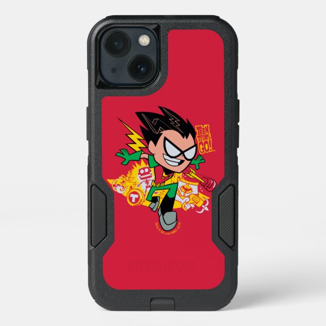 Teen Titans Go! | Robin's Arsenal Graphic Otterbox iPhone Case (Back)