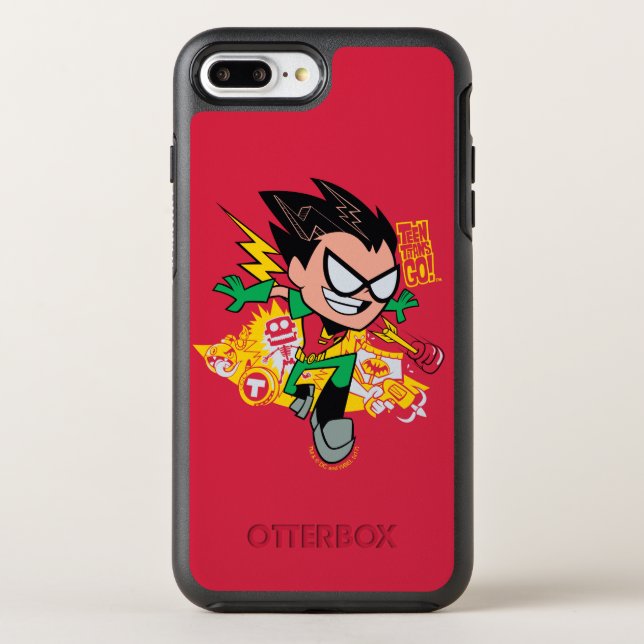 Teen Titans Go! | Robin's Arsenal Graphic Otterbox iPhone Case (Back)