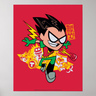 Teen Titans Go! Robin's Arsenal Graphic Poster