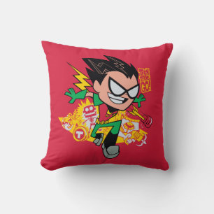 Teen Titans Go! Robin's Arsenal Graphic Throw Pillow