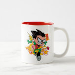 Teen Titans Go! | Robin's Arsenal Graphic Two-Tone Coffee Mug