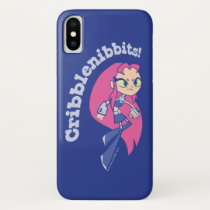 Teen Titans Go! | Starfire "Cribblenibbits!" iPhone X Case