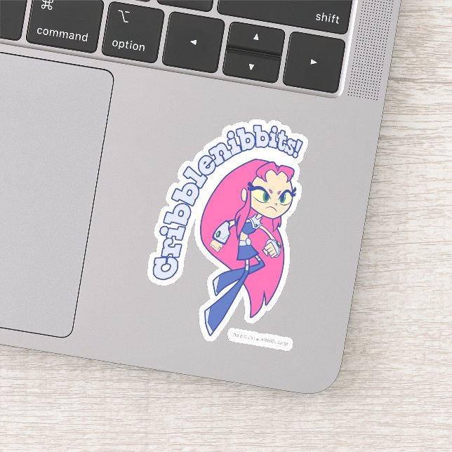 Teen Titans Go! | Starfire "Cribblenibbits!" Sticker (Detail)