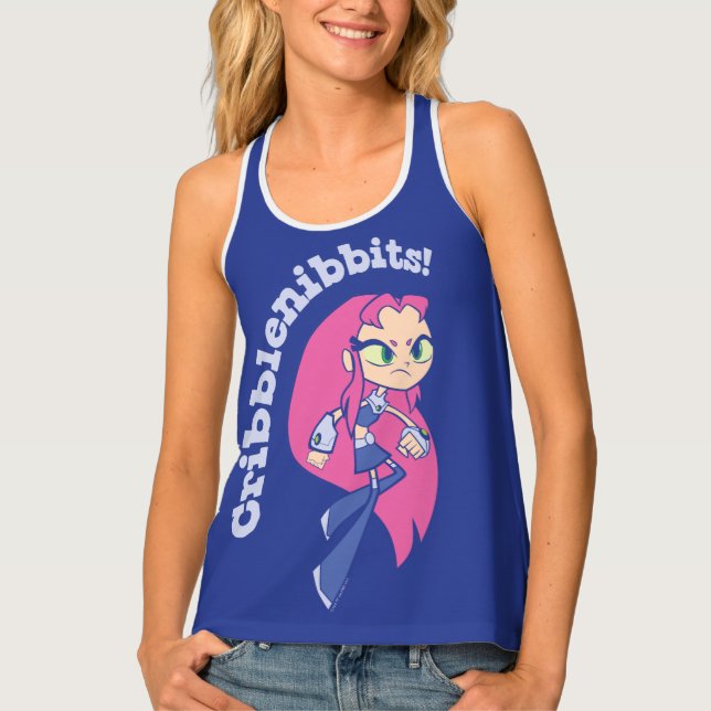Teen Titans Go! | Starfire "Cribblenibbits!" Tank Top (Front)