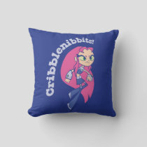 Teen Titans Go! | Starfire "Cribblenibbits!" Throw Pillow